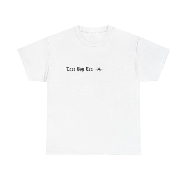 Lost Boy Era Tee - Front View Graphic White T-Shirt