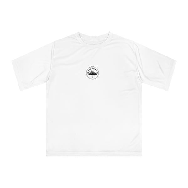 Last Bay Estate Skyline Performance T-Shirt - Coastal Real Estate Agent Tee