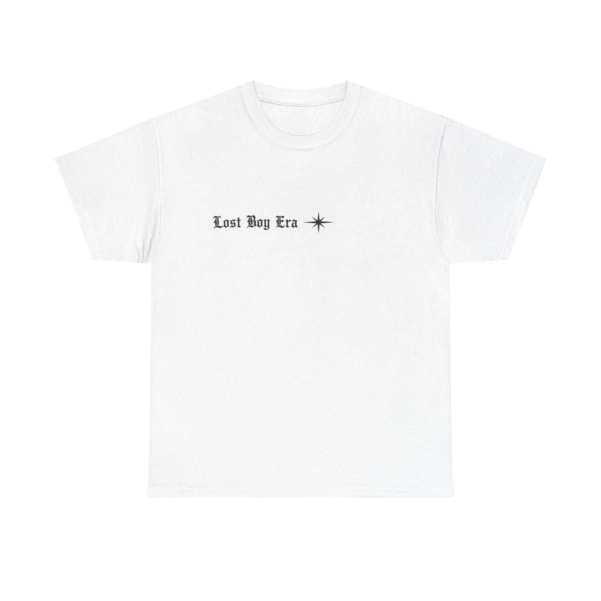 Lost Boy Era Tee — LBE Graphic White T‑Shirt