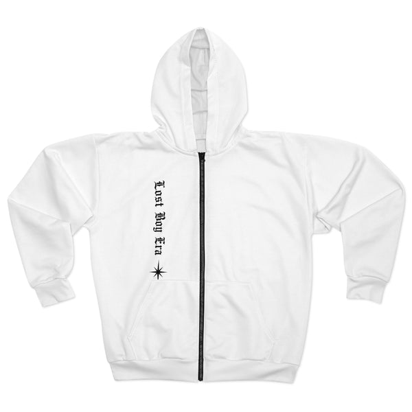 Gothic 'Lost Boy Era' Vertical Zip Hoodie