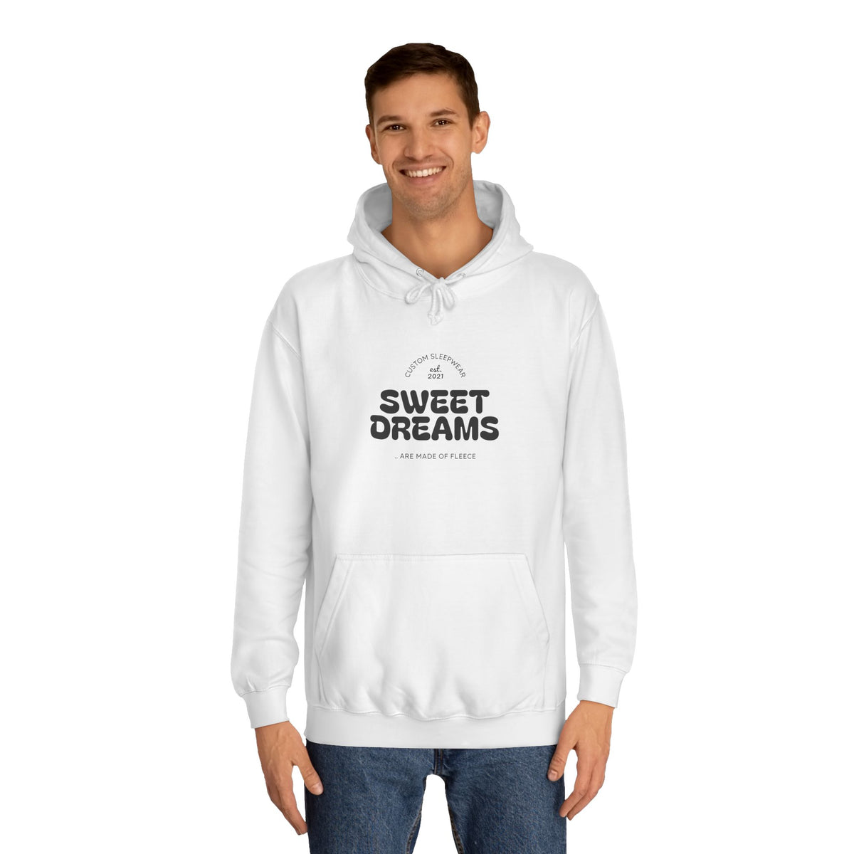 Sweet Dreams Hoodie — Cozy Minimalist Graphic Pullover